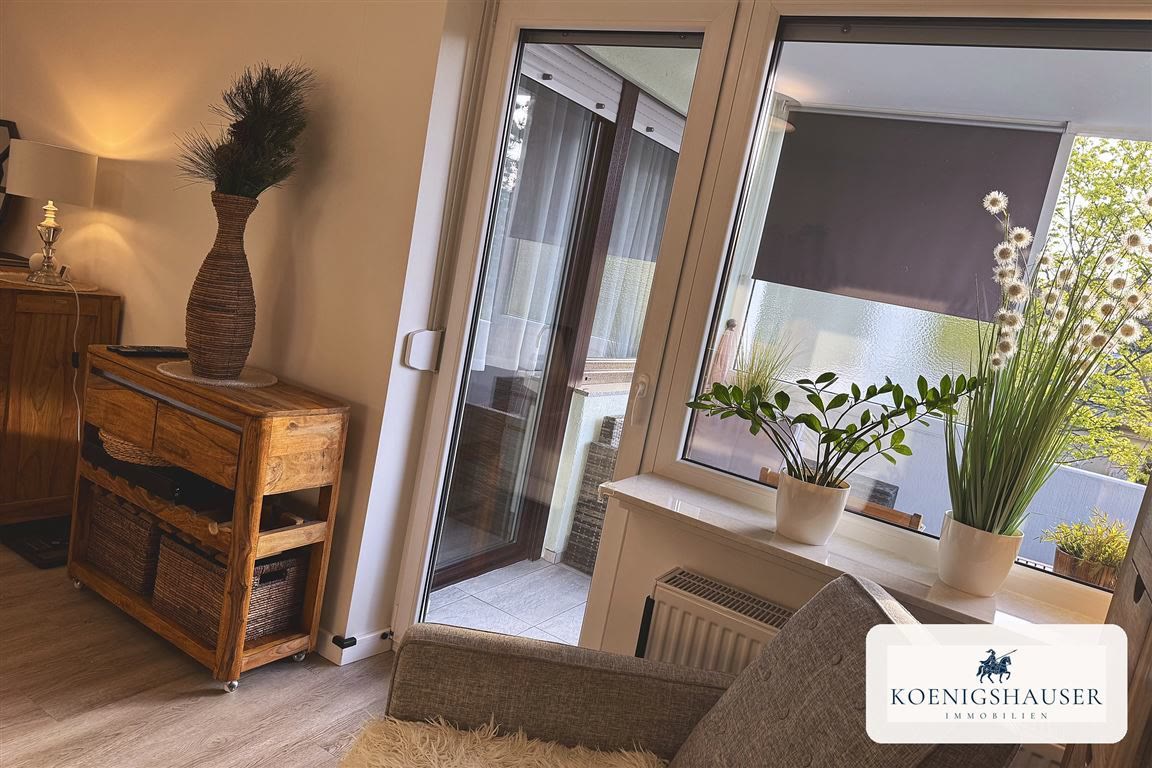 Modernisierte 3-Zimmer-Wohnung mit Aufzug und Balkon